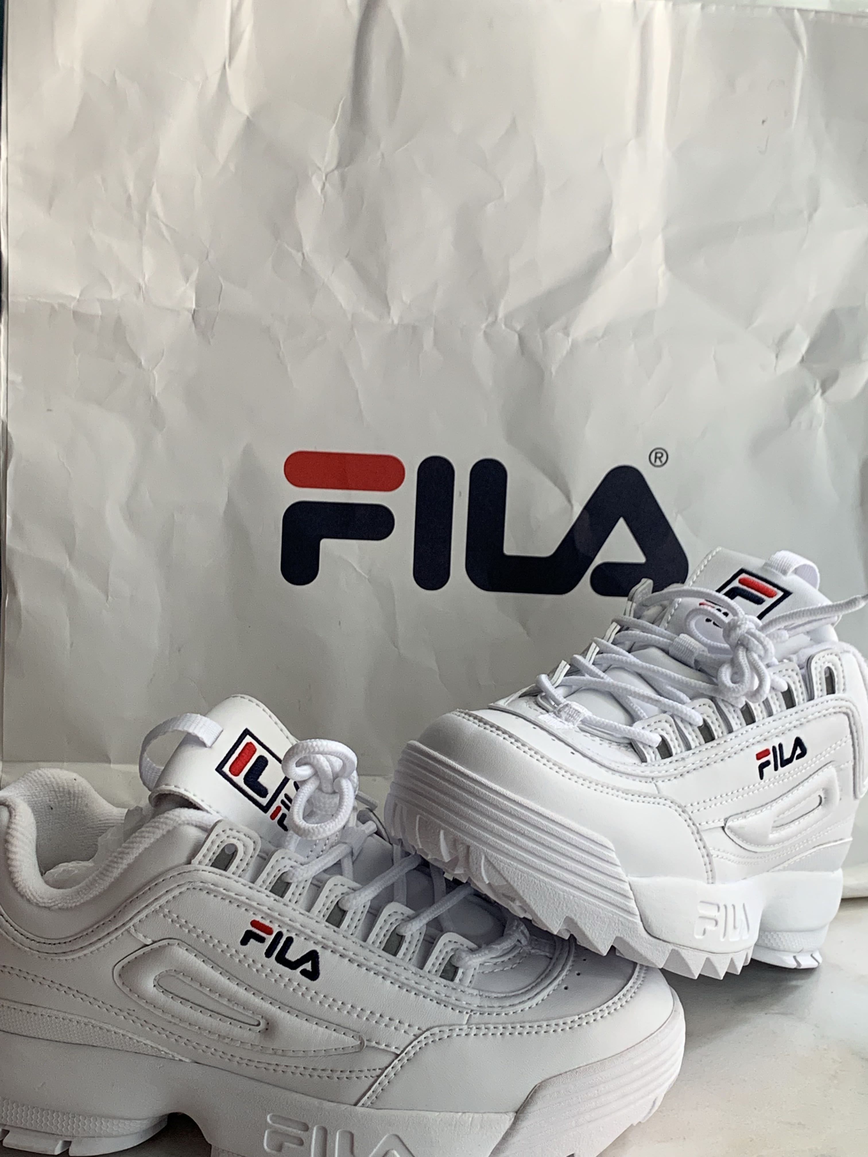 authentic fila disruptor