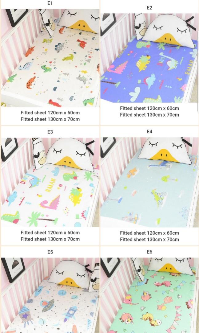 Baby Cot Mattress Sheet Bedsheets Childcare Mattress Sheet Fitted