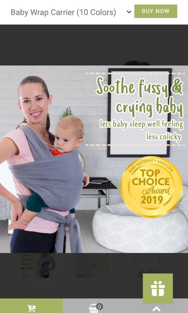 baby wrap carrier by keababies