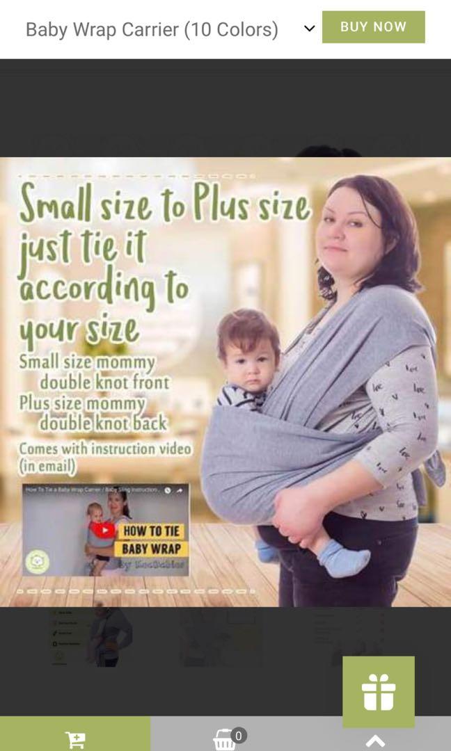 kea baby wrap front facing