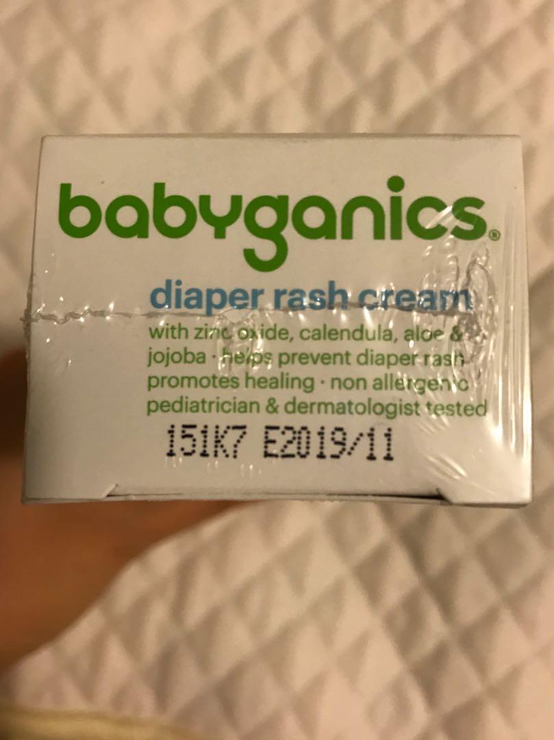 Babyganics diaper rash cream 尿疹膏 (全新）, 兒童＆孕婦用品, 護理及餵哺, 護理及餵哺 加固