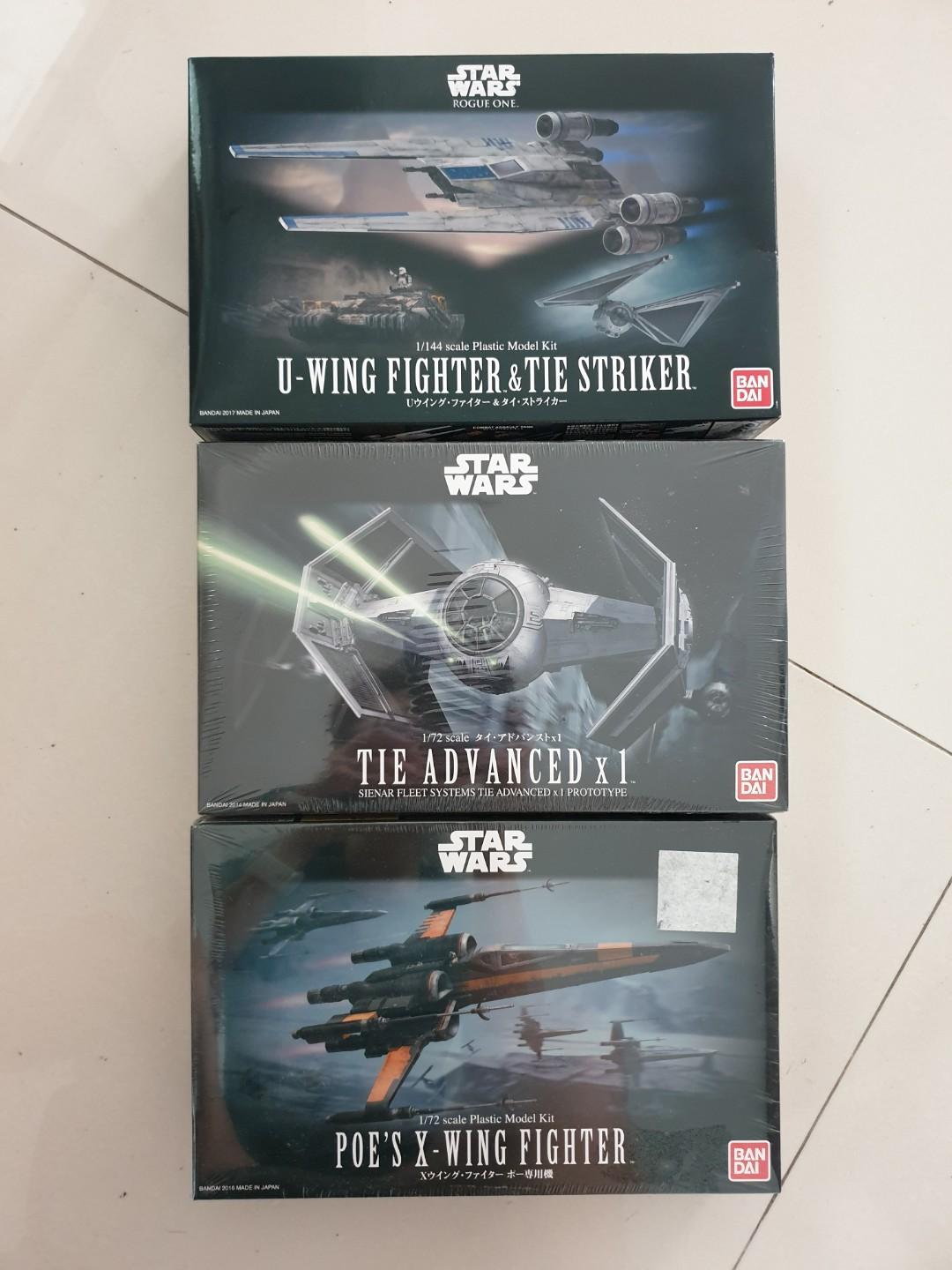 1//144 Scale Plastic Model Kit from Japan Bandai Star Wars Snowspeeder Set 1//48