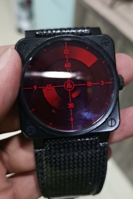 Bell Ross BR03 92 Radar RED RADAR Men Watches Automatic Flight