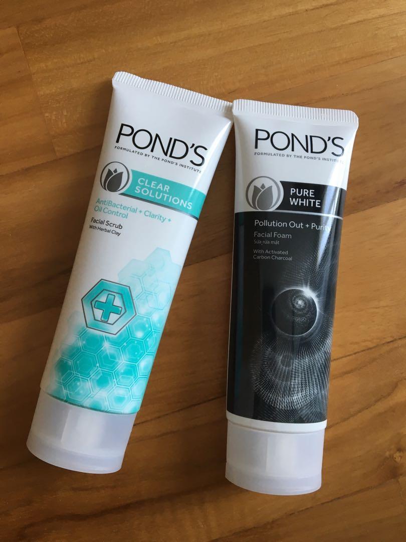 manfaat facial foam ponds pure white