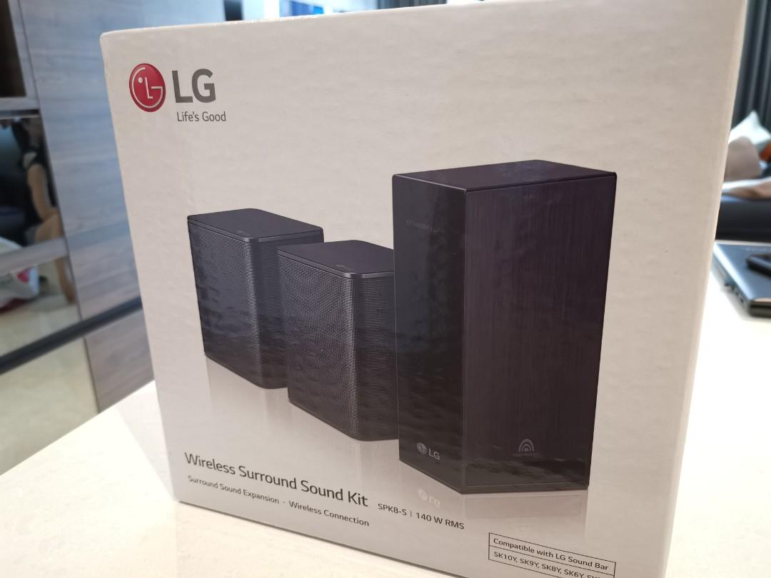 lg spk8 wireless surround sound kit