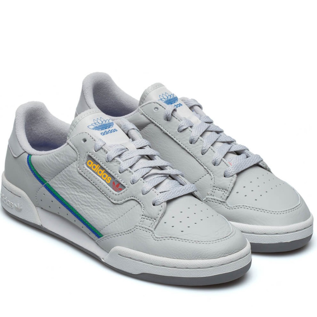 Adidas continental 80 grey scarlet store