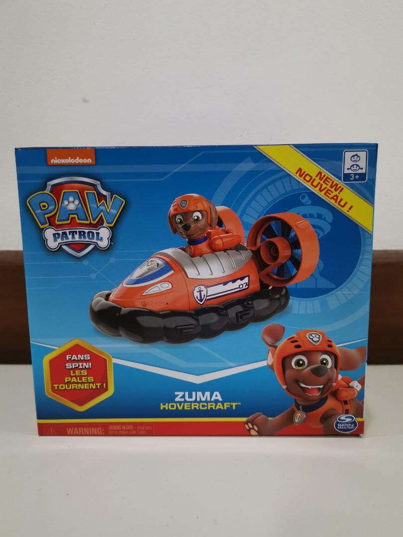 paw patrol zuma transforming hovercraft