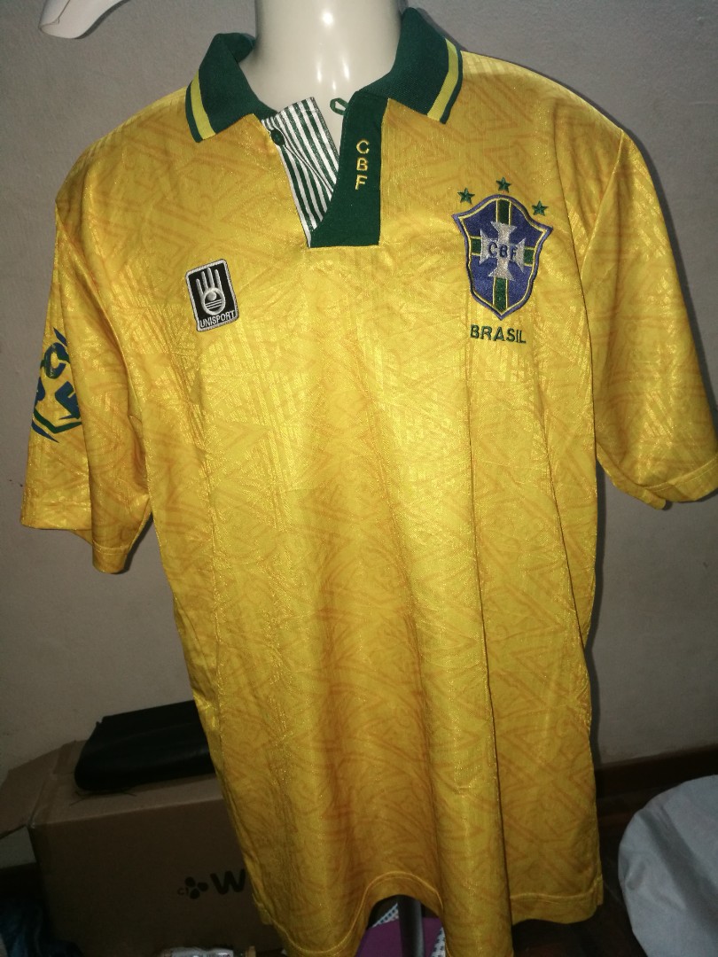 Brazil retro jersey top