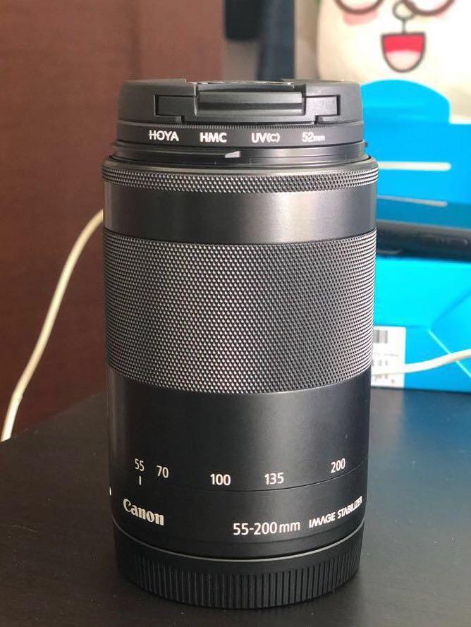 Canon Ef M 55 0mm F 4 5 6 3 Is Stm With Image Stabilizer Photography Cameras Mirrorless On Carousell