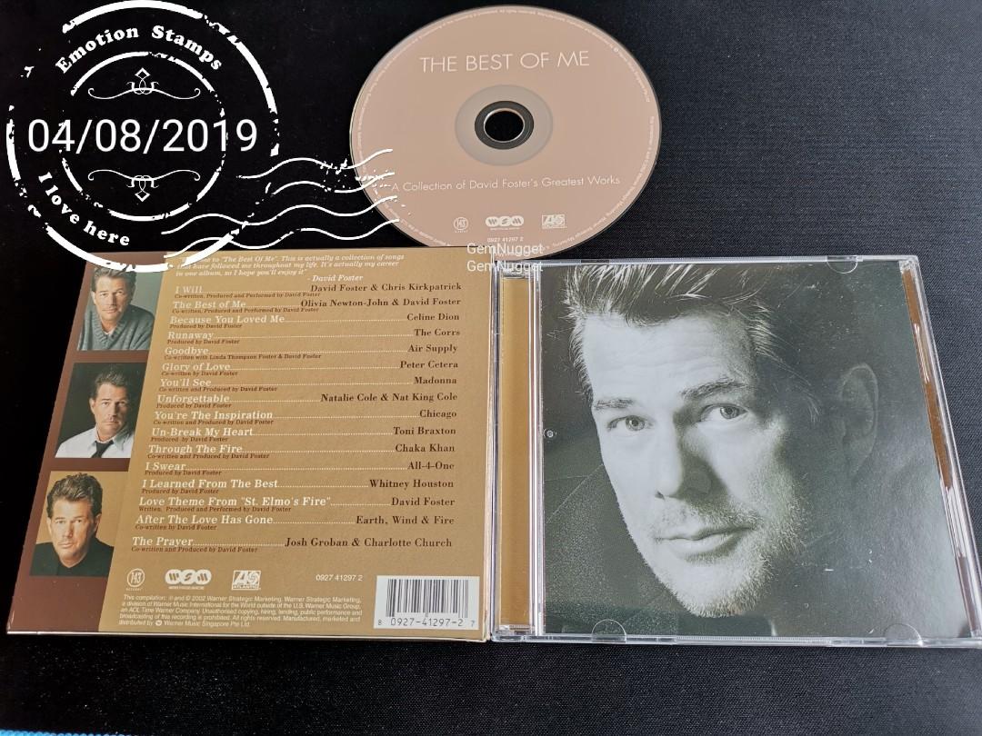 Cd The Best Of Me A Collection Of David Foster S Greatest Works Balance Music Media Cds Dvds Other Media On Carousell