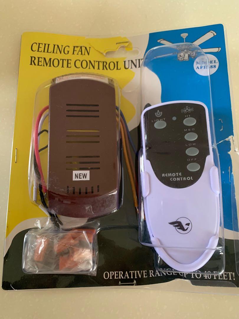 Ceiling Fan Remote Control 2 Units On Carousell