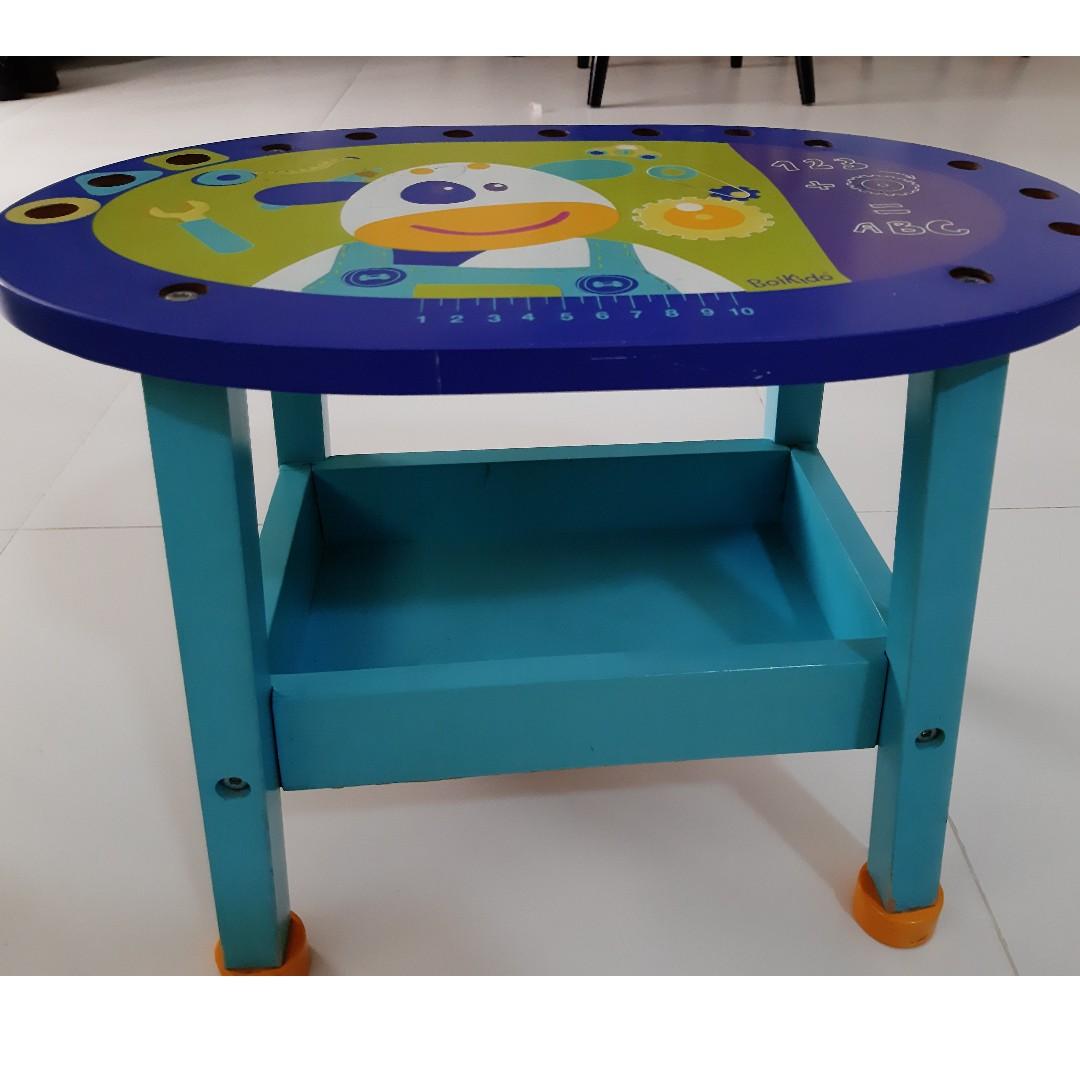 toy table with storage