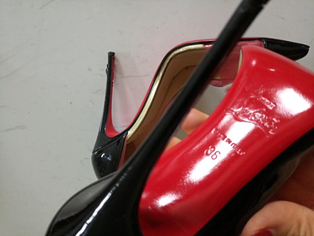 Christian louboutin clear heels hotsell