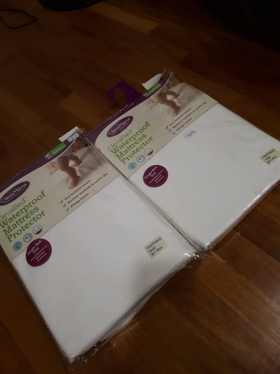 Clevamama Waterproof Mattress Protector Babies Kids Cots