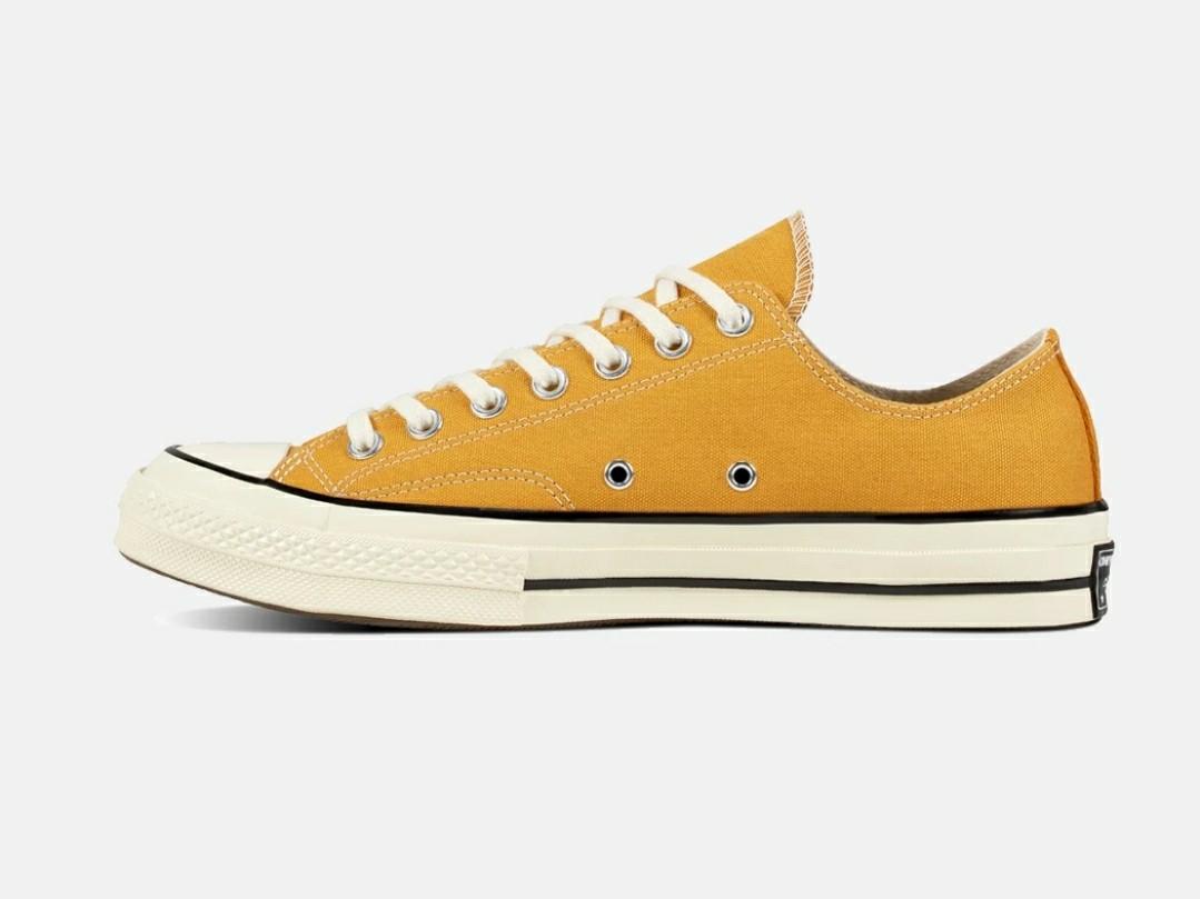 yellow low converse