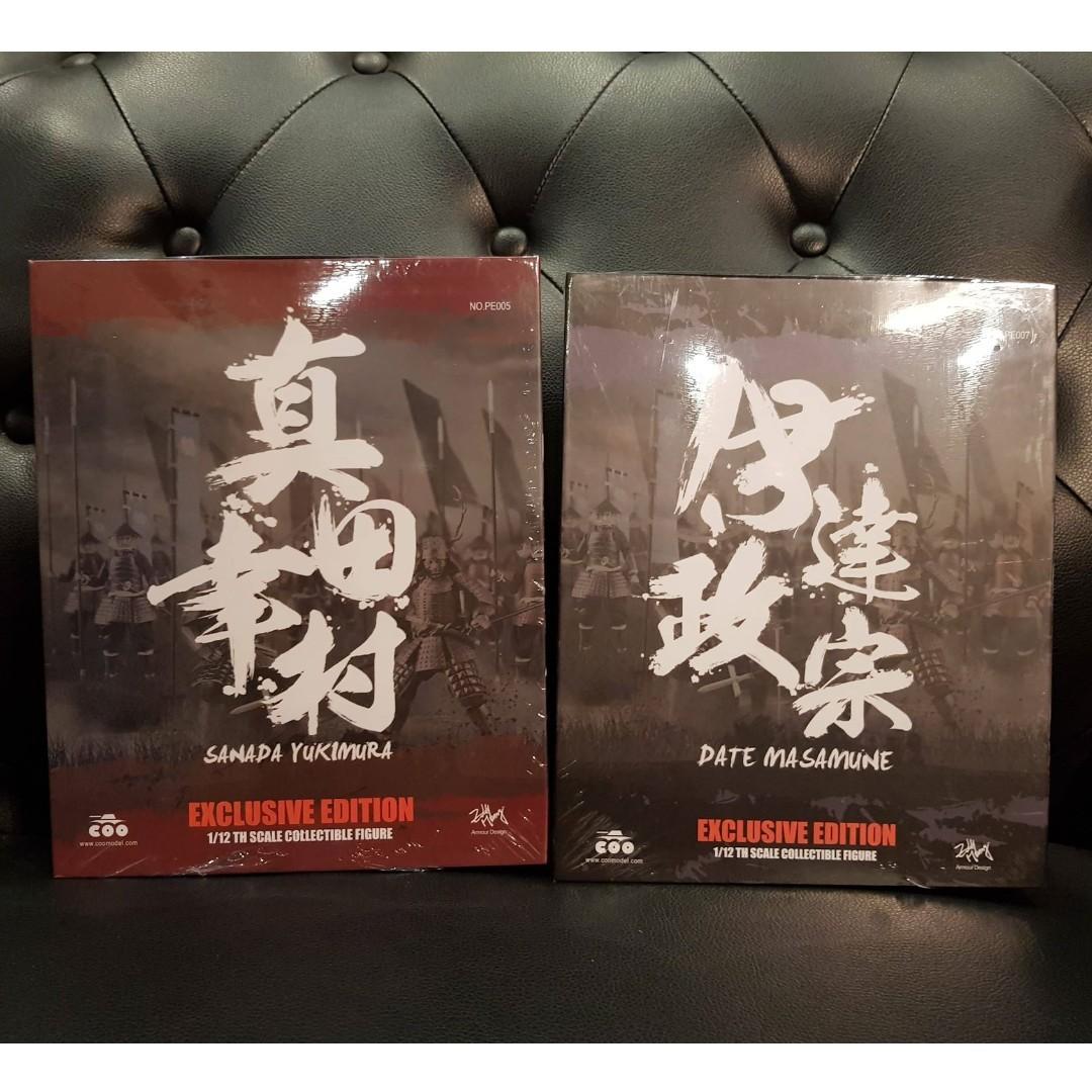coo model 1 12 scale samurai sanada yukimura exclusive edition 真田幸村 date masamune exclusive edition 伊达政宗 hobbies toys toys games on carousell