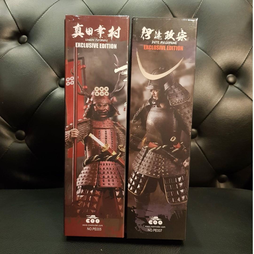 coo model 1 12 scale samurai sanada yukimura exclusive edition 真田幸村 date masamune exclusive edition 伊达政宗 hobbies toys toys games on carousell