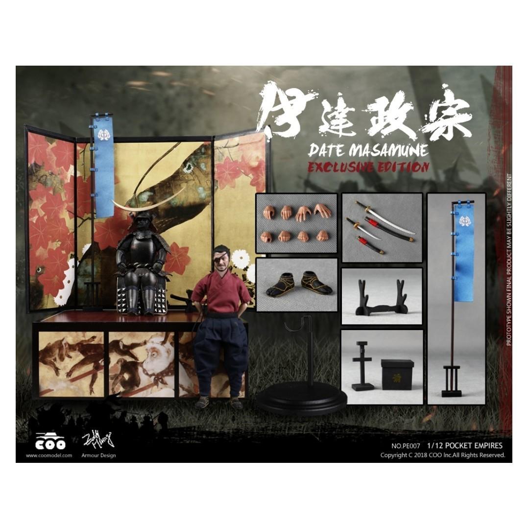 coo model 1 12 scale samurai sanada yukimura exclusive edition 真田幸村 date masamune exclusive edition 伊达政宗 hobbies toys toys games on carousell