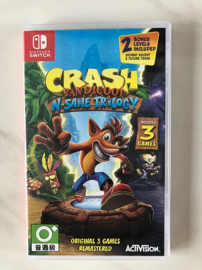 Crash Bandicoot Switch, Video Gaming, Video Games, Nintendo on Carousell