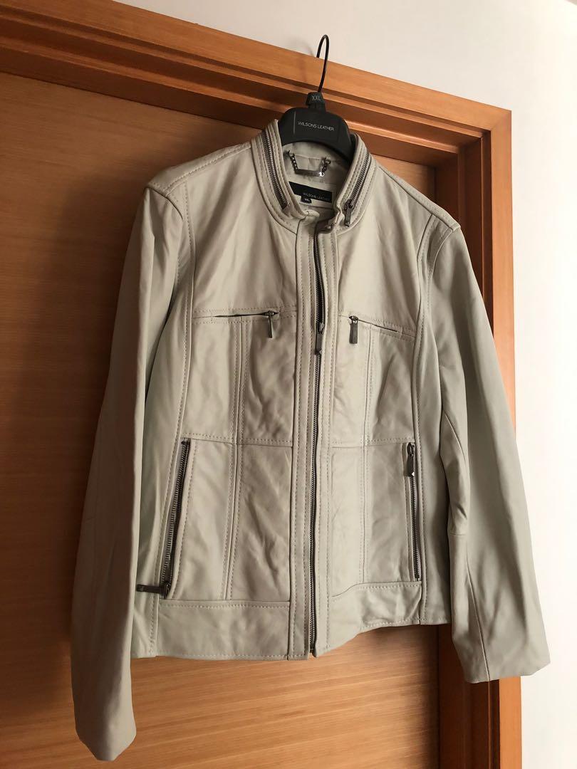 Cream Leather Jacket From Us Brand Wilson S Leather Women S