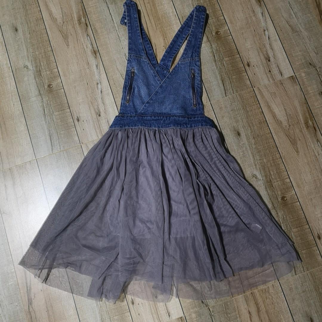 denim tutu dress womens