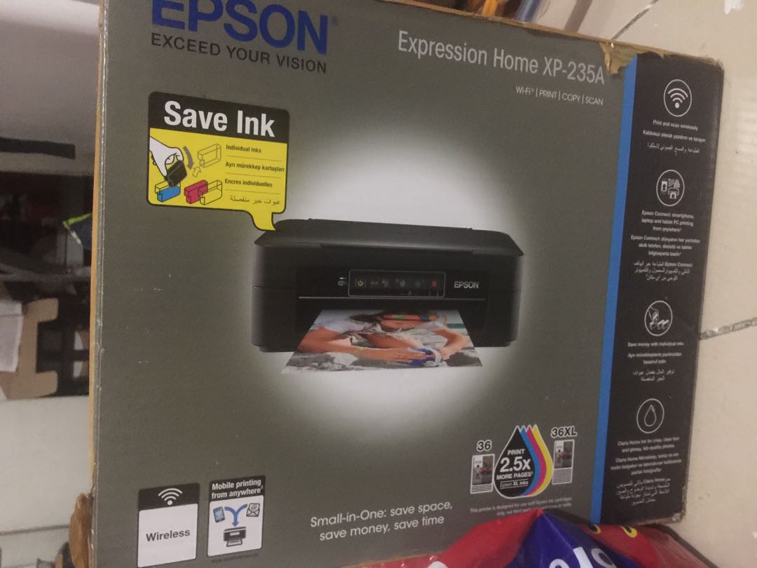 Epson Expression Home Xp 235a Electronics Printers Scanners On Carousell