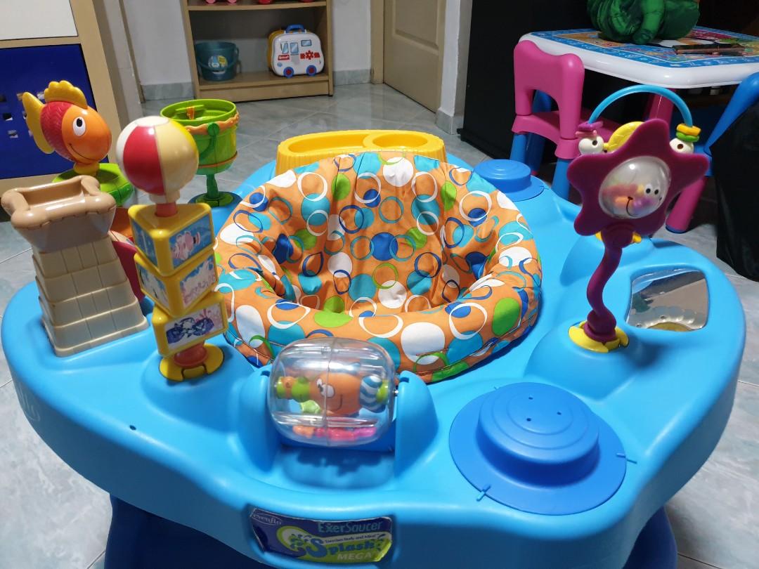Evenflo Exersaucer Splash Mega Babies Kids Infant Playtime on Carousell