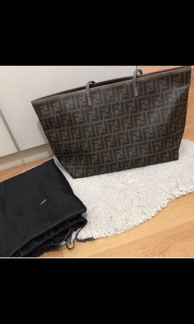 Fendi Monogram Tote Bag Luxury Bags Wallets Handbags On Carousell