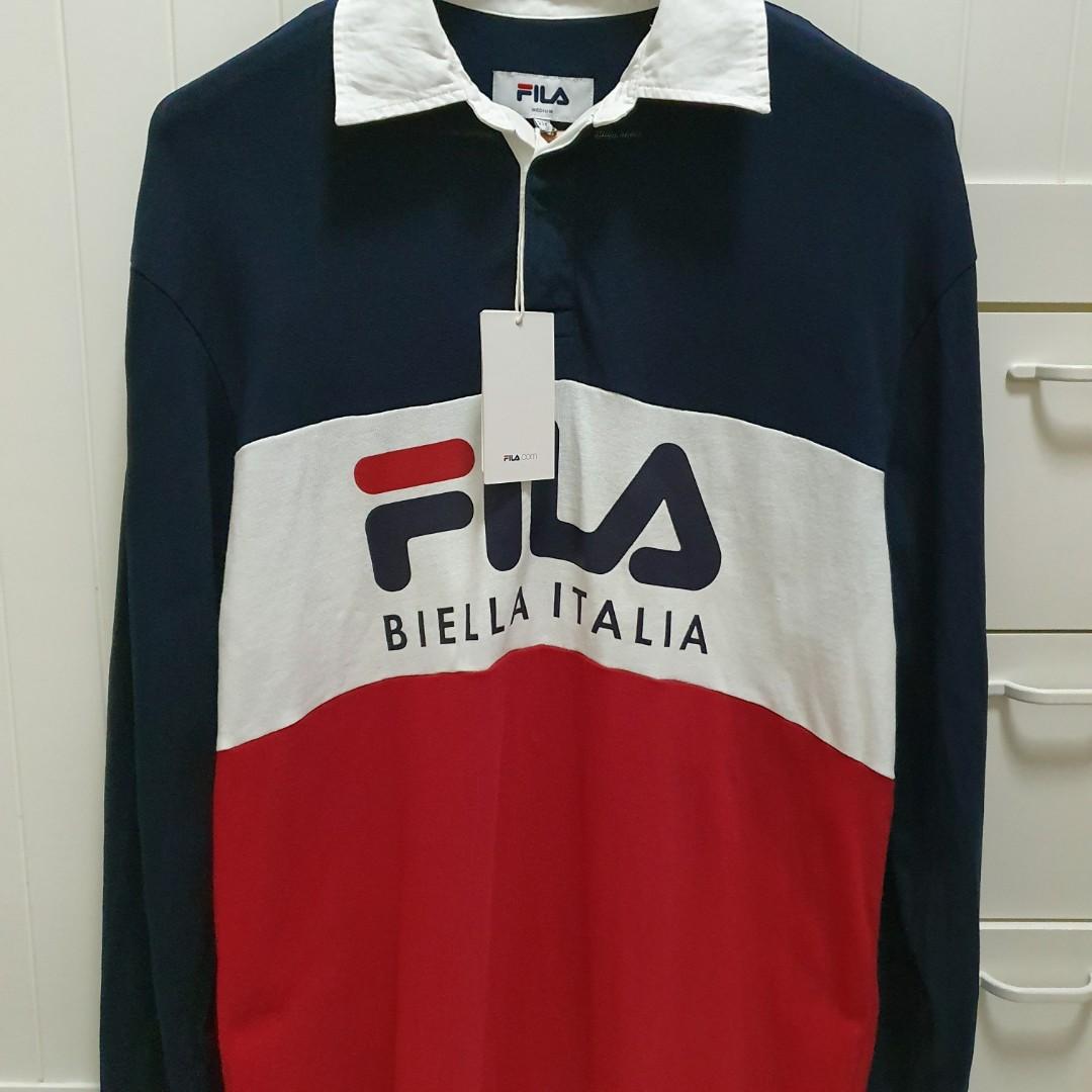 Fila long sleeve polo 2025 shirt