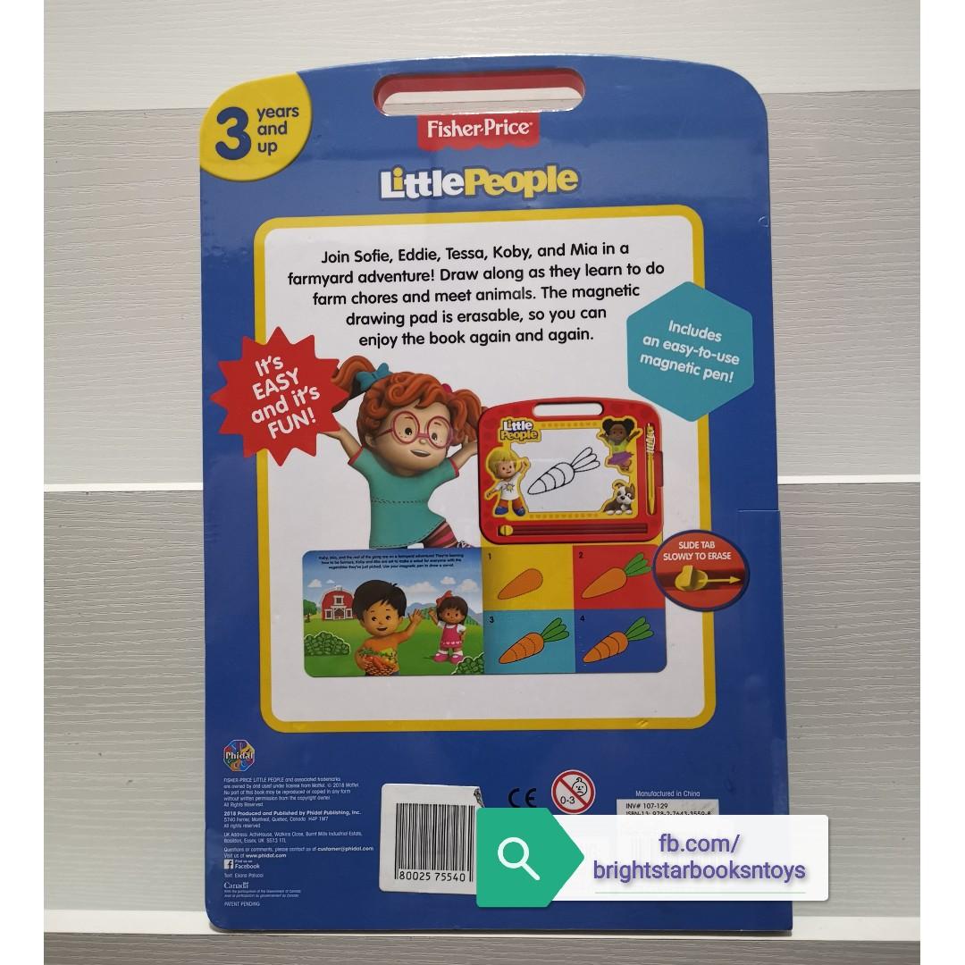 BRAND NEW FISHER PRICE LITTLE PEOPLE STORYBOOK AND MAGNETIC