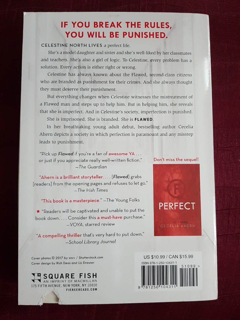 Flawed by Cecelia Ahern (Category: Storybooks) located in Singapore. Submitted by crochetbear (Listing ID 243710175, Image 2). Description: New.