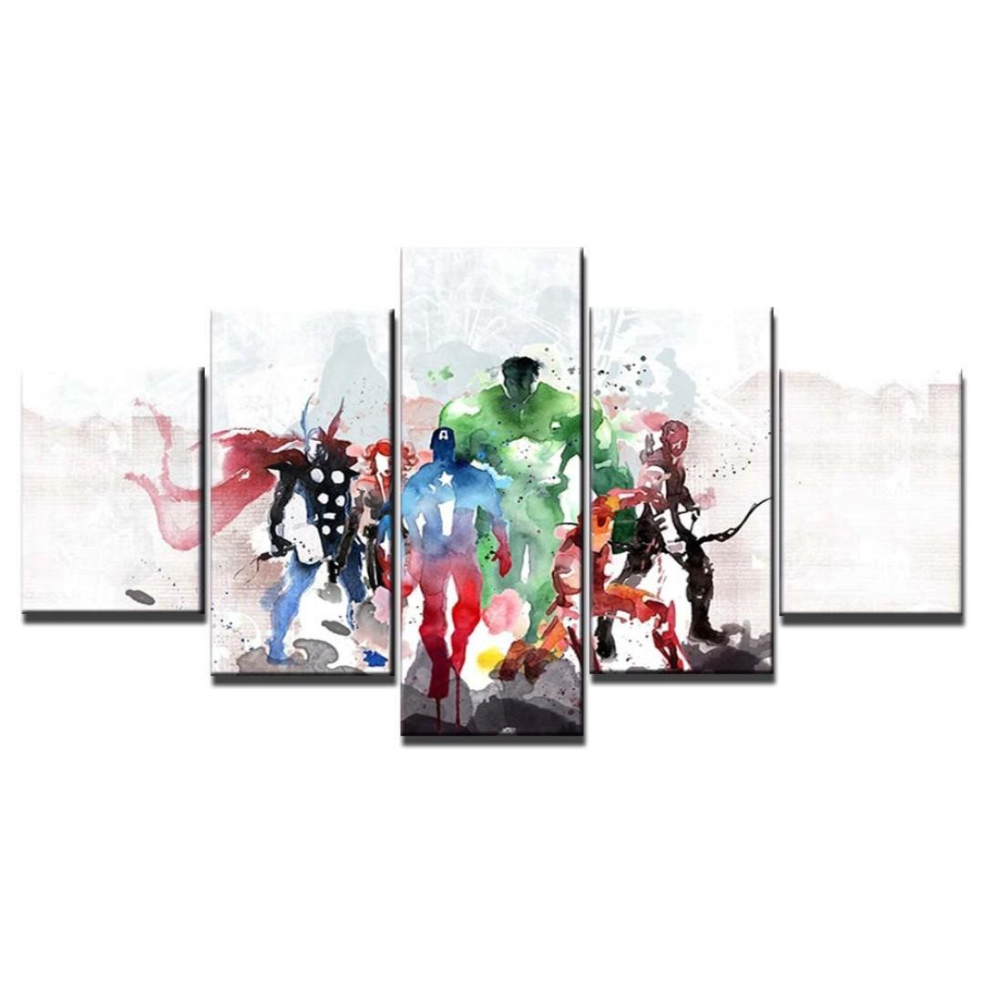 Framed Print The Avengers Iron Man Thor Hulk Captain America
