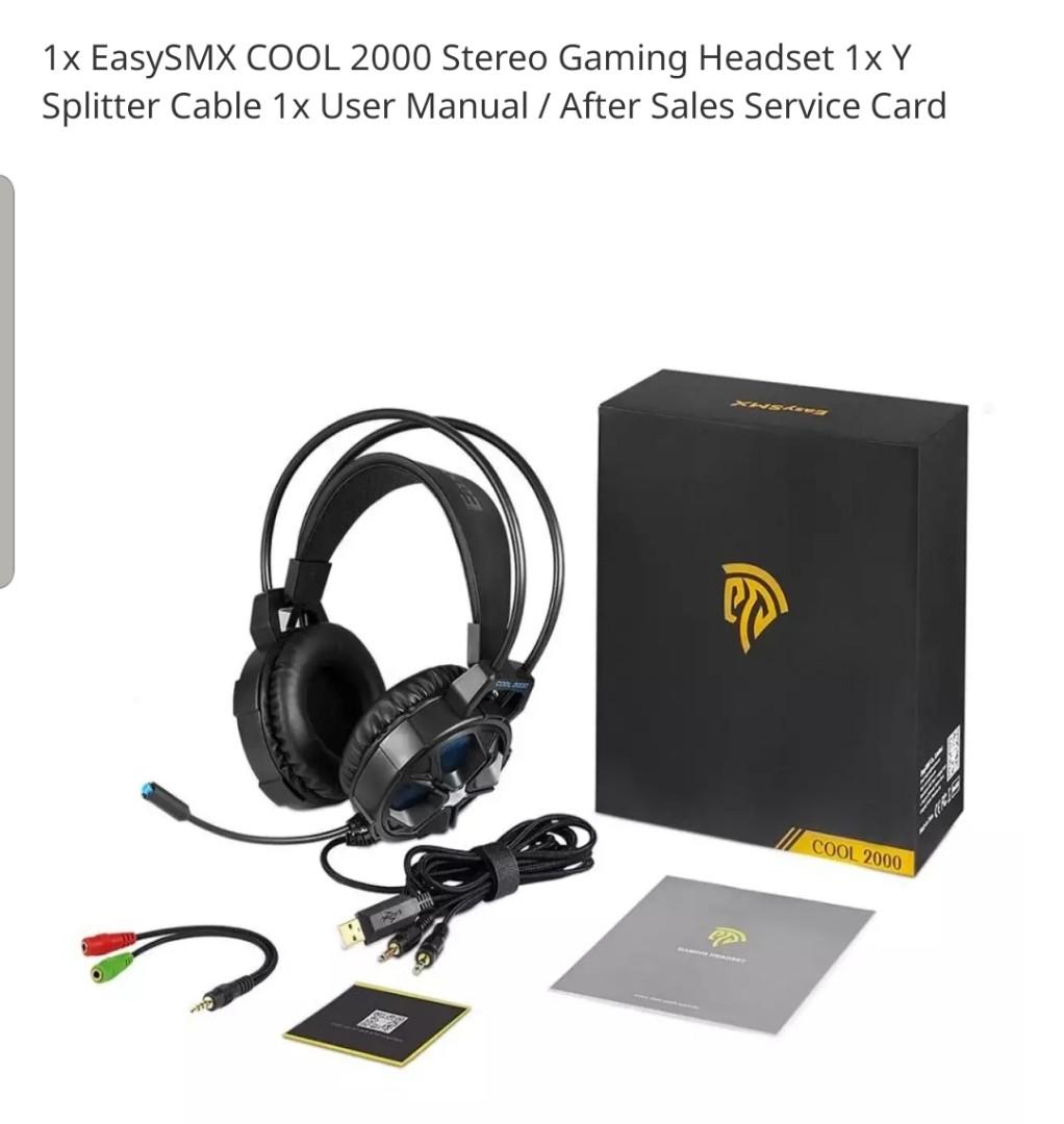 easysmx cool 2000 gaming headset