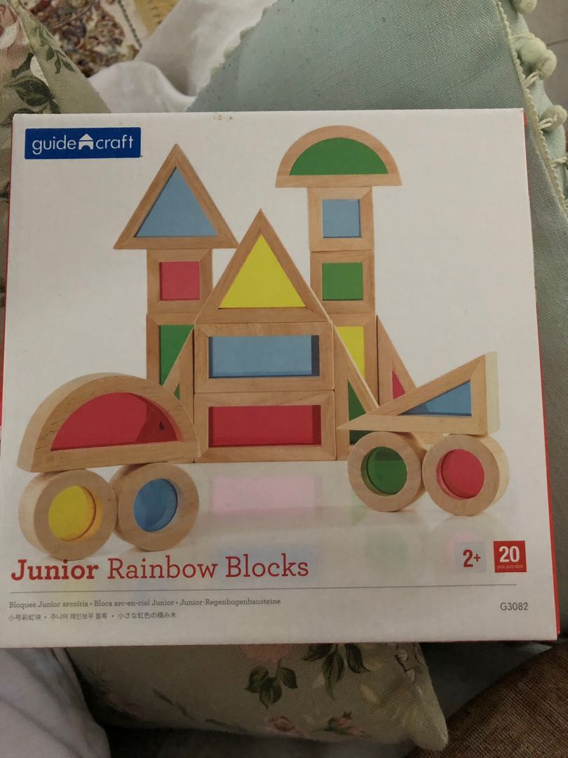 guidecraft jr rainbow blocks