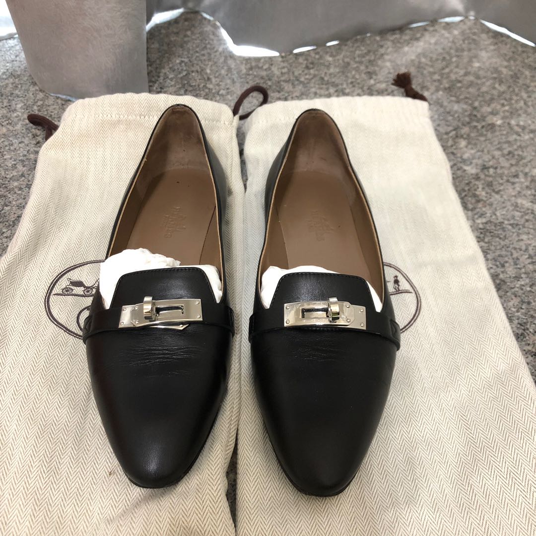 Hermes leather Kelly shoes loafer, Luxury, Sneakers & Footwear on Carousell