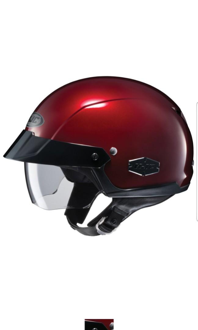 Hi-Visibilty Yellow HJC Metallic FG-JET 3/4 Open Face Motorcycle Helmet X-Large Hi-Visibilty Yellow HJC Metallic FG-JET 3/4 Open Face Motorcycle Helmet X-Large