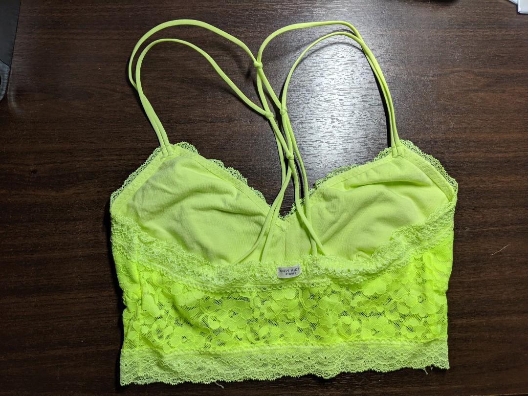 hollister strappy lace bralette
