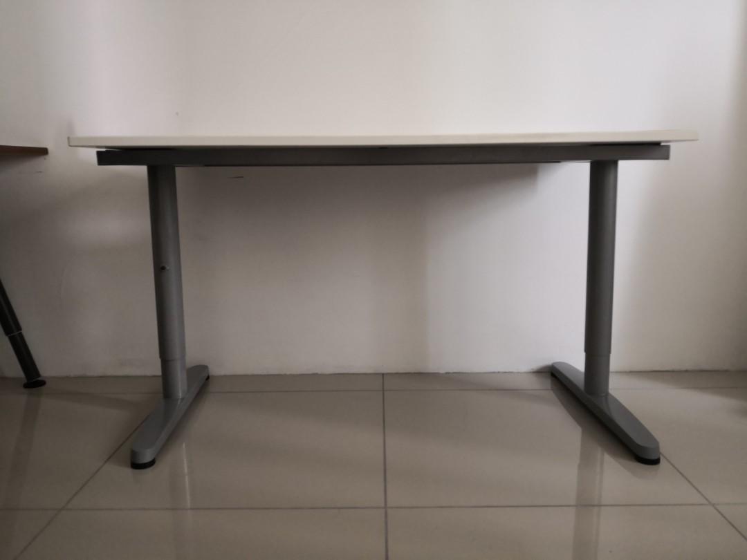 Ikea Galant Desk Height Adjustable Home Furniture Furniture