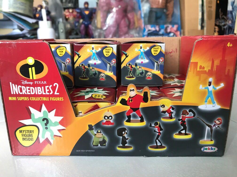 incredibles 2 mini supers collectible figures