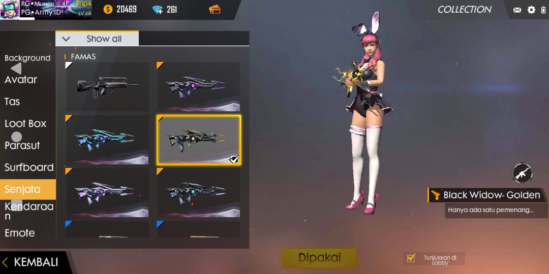 Jual Akun Ff Sultan Video Game Game On Carousell Gameplay yang mudah dipahami membuatnya konsisten dengan mempunyai akun sultan tentunya sobat sudah bisa memiliki segalanya baik skin, senjata, karakter, diamond, dan lainnya tanpa perlu perlu. jual akun ff sultan