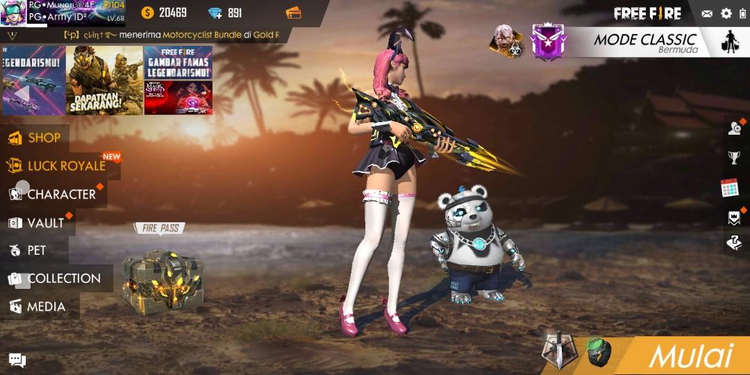 Jual Akun Ff Sultan Video Game Game Di Carousell
