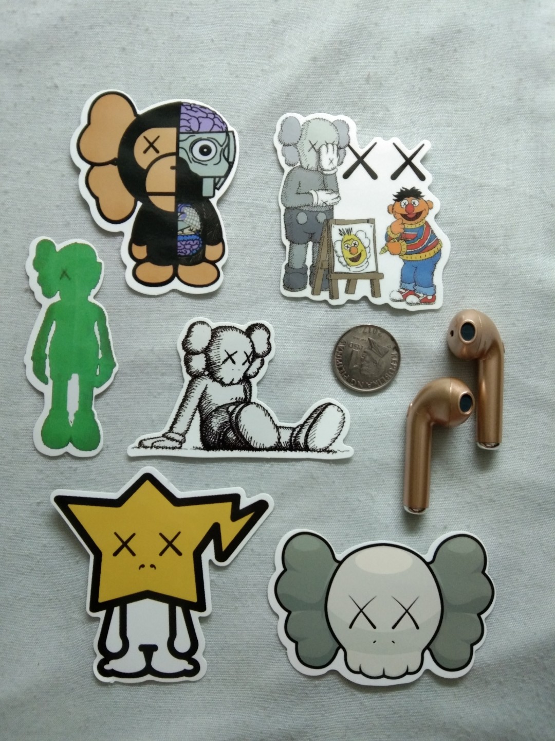 KAWS STICKER PACK, Furniture & Home Living, Home Decor, Wall Decor on