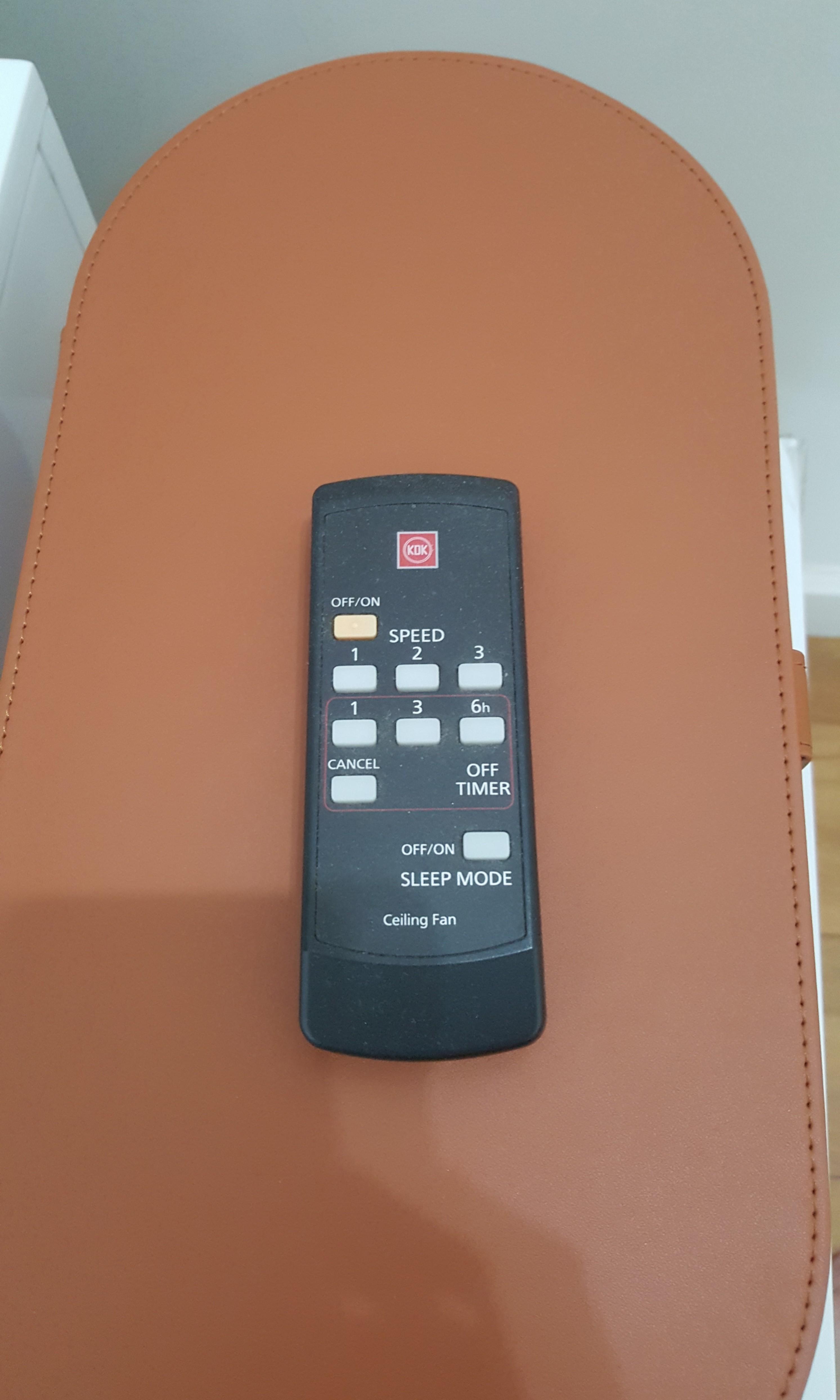 KDK Remote Ceiling Fan K14X8, Furniture & Home Living, Lighting & Fans