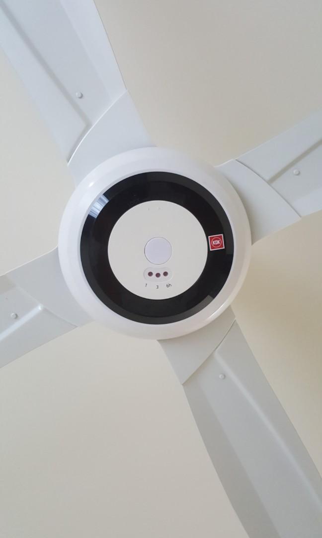 KDK Remote Ceiling Fan K14X8, Furniture & Home Living, Lighting & Fans