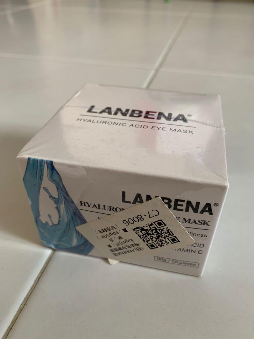 Lanbena Hyaluronic Acid Eye Mask Health Beauty Face Skin