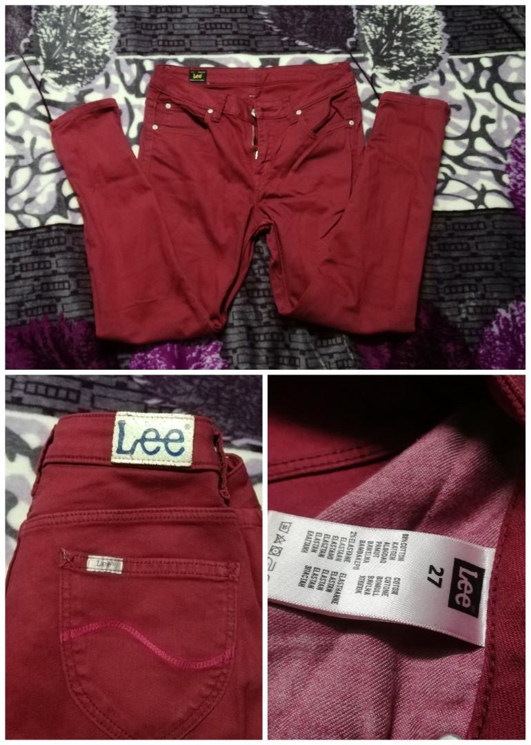 pink lee jeans