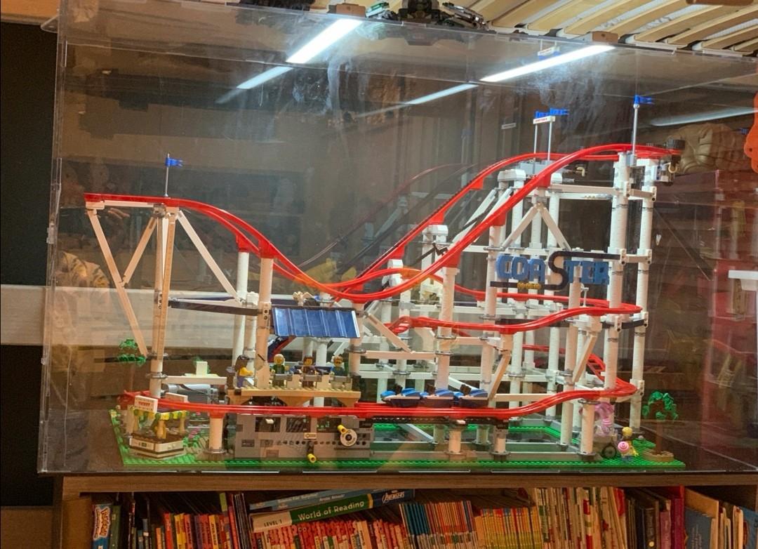 Lego Roller Coaster 10261 Fully Assembled With Motor