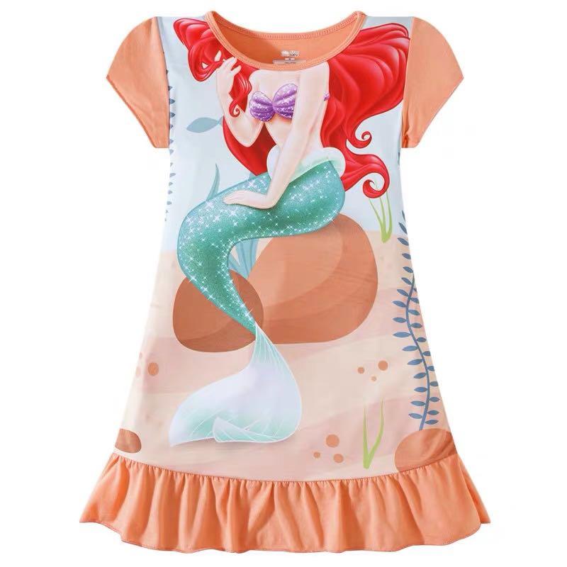 Little Girl Night Dress Gfs431 Design As Attach Photo Size 90cm 100cm 110cm 120cm 130cm Babies Kids Girls Apparel 4 To 7 Years On Carousell