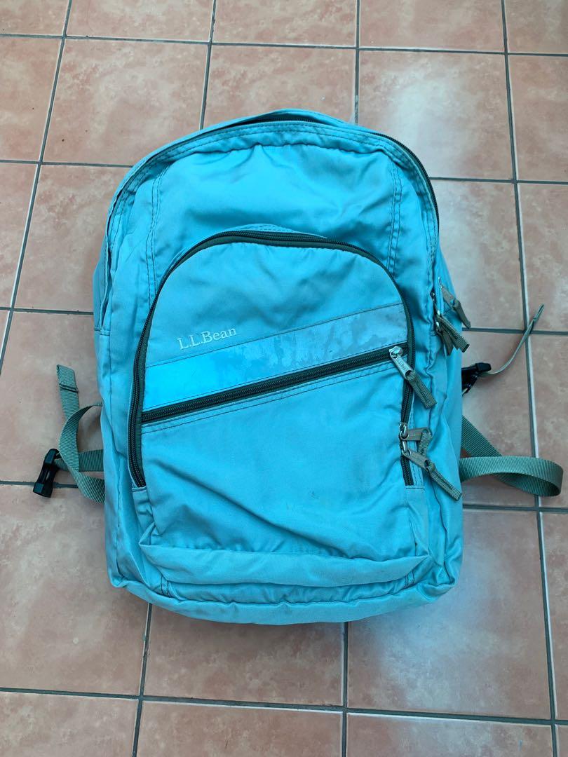 ll bean teal backpack
