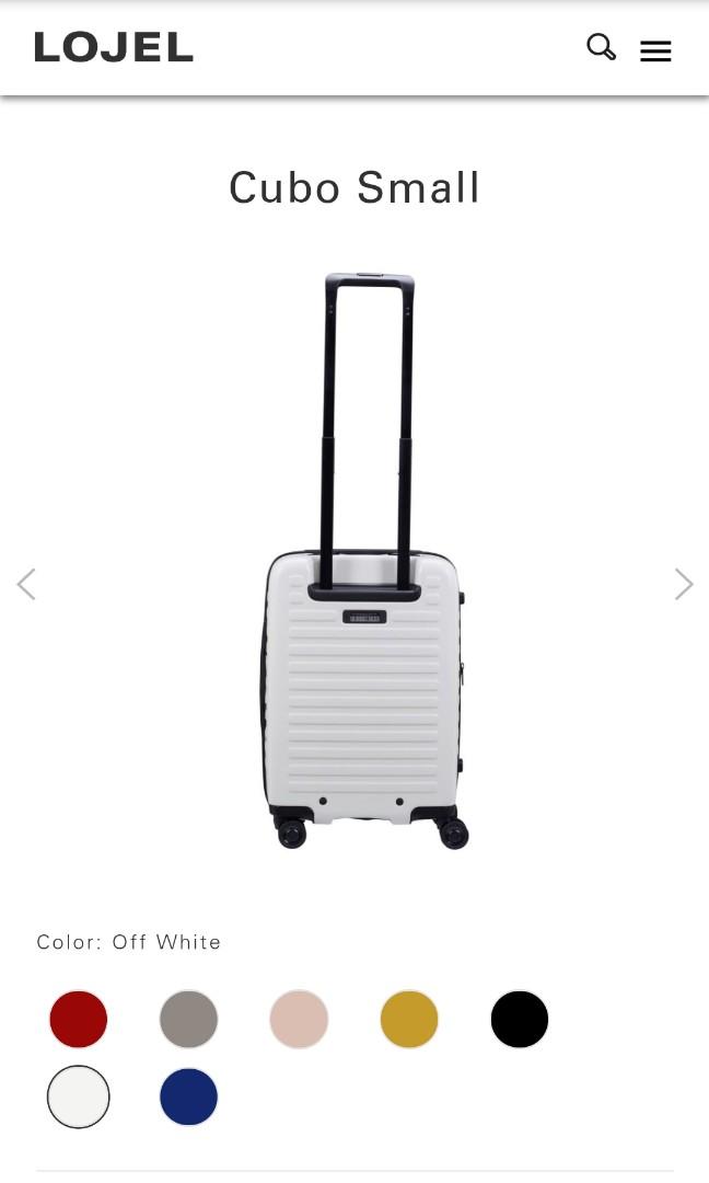 Lojel Cubo Small Off White, Hobbies & Toys, Travel, Luggage on